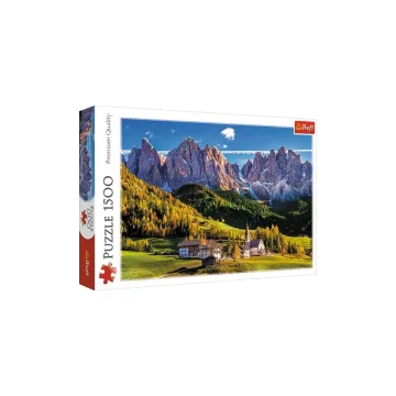 Dėlionė – 1500 – Val di Funes slėnis – Dolomitai – Italija – „Trefl“ 26163