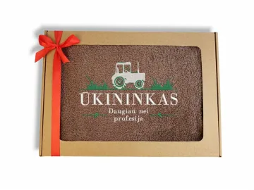 Siuvinėtas rankšluostis „Ūkininkas daugiau nei profesija“