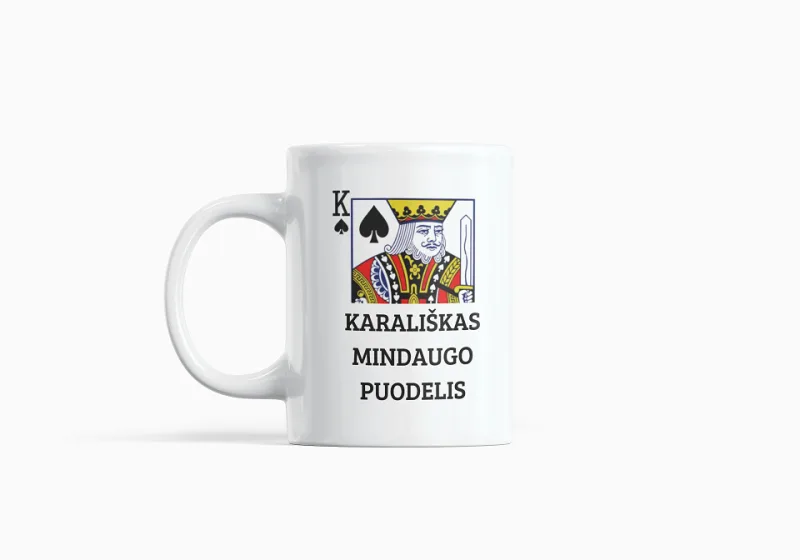 Standartinis puodelis „Karališkas Mindaugo puodelis“