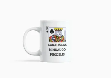 Standartinis puodelis „Karališkas Mindaugo puodelis“