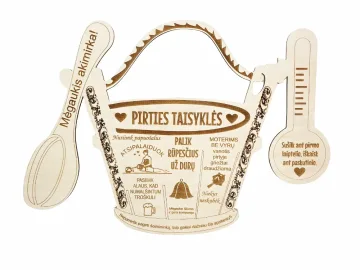 Graviruota, pakabinama lentelė „Pirties taisyklės“