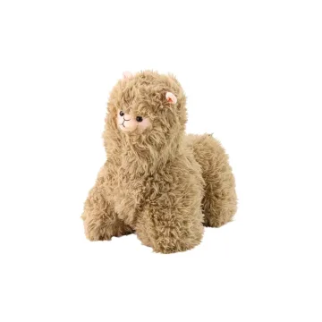 Pliušinė lama 40 cm, smėlio sp.
