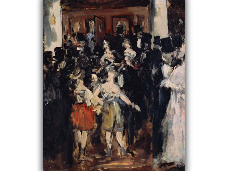 Reprodukcija „Kaukių balius operoje“, Édouard Manet