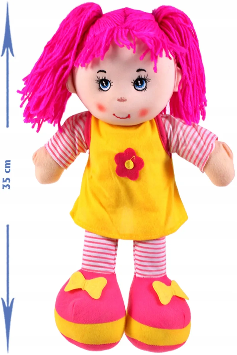 Minkštas žaislas Skudurinė lėlė Maika, 35 cm · 3