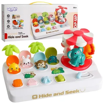 Interaktyvus žaislas WOOPIE BABY Pop-Up Animals karuselė