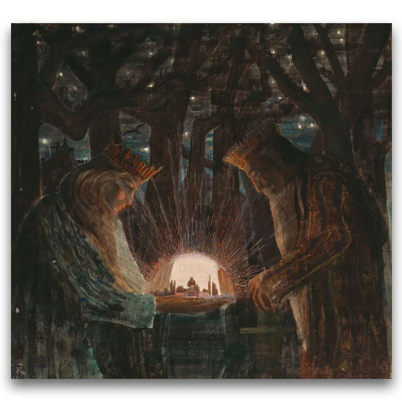 Reprodukcija „Karalių Pasaka“, Mikalojus Konstantinas Čiurlionis (1909)