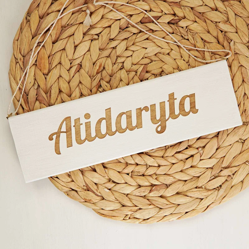 Pakabinama dvipusė medinė iškaba Atidaryta Uždaryta · 3