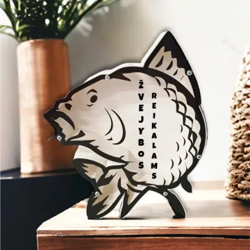 3D Taupyklė Žuvis „Žvejybos reikalams“
