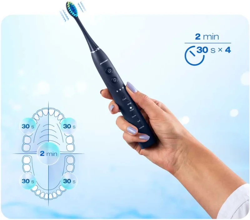Berdsen Galaxy Duo sonic dantų šepetėlių rinkinys iš 2 vnt · 2