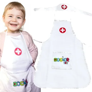 Slaugytojos kostiumas WOOPIE Kitel prijuostė su slaugytojos kepuraite