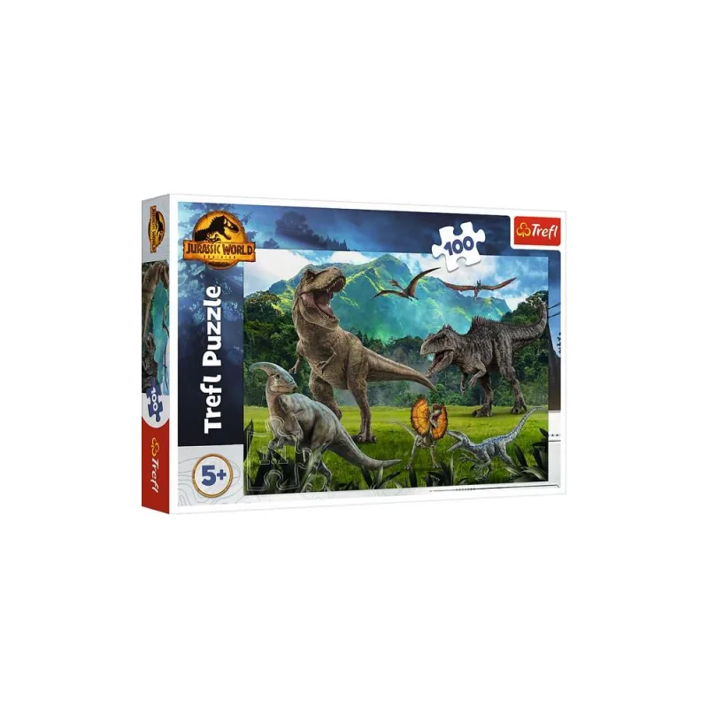 Dėlionė – 100 – „Park Jurajski“ – „Universal Jurrasic World“ – „Trefl“ 16441 · 1