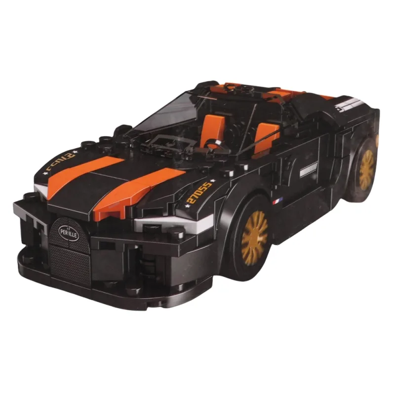 Konstruktorius Juodos spalvos automobilis 27055 liejimo forma King 386 el. · 1