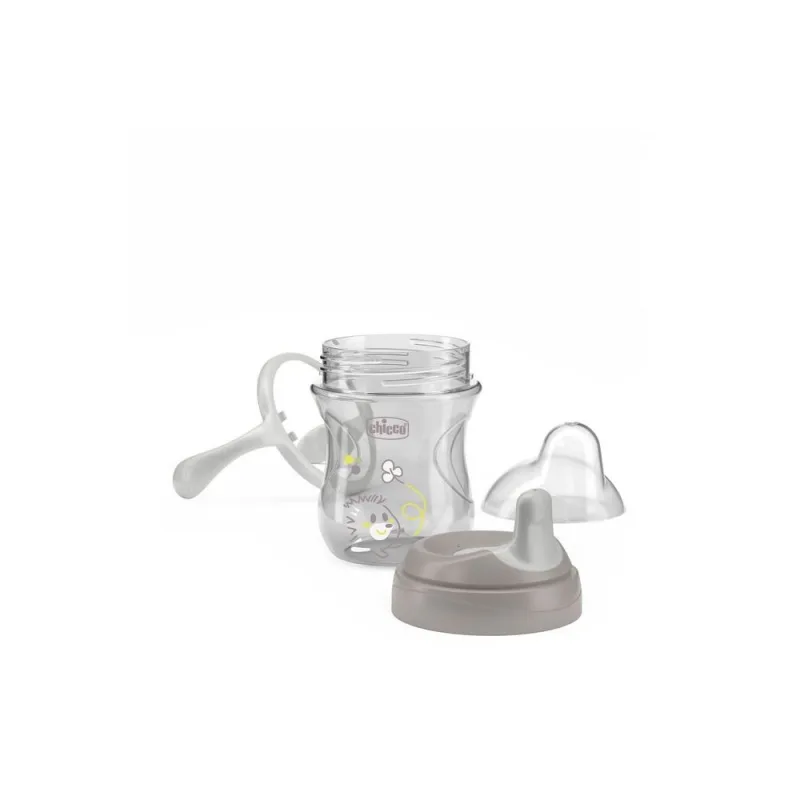 Puodelis Chicco vidutinio kietumo kandiklis 180646 200 ML 6+ PILKAS · 3