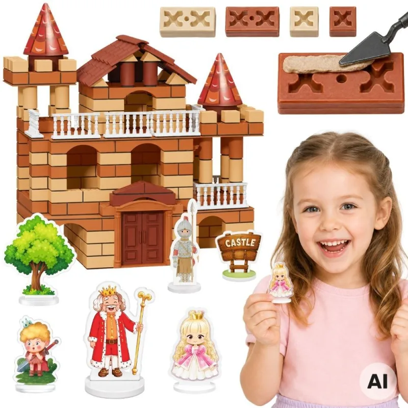Konstruktorius WOOPIE pilis Brick Castle, 506 dalys · 1