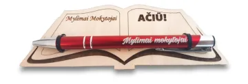 Graviruotas tušinukas su paduku „Mylimai Mokytojai...“