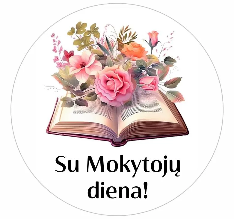 Lipdukas „Su Mokytojų diena“ (7vnt)