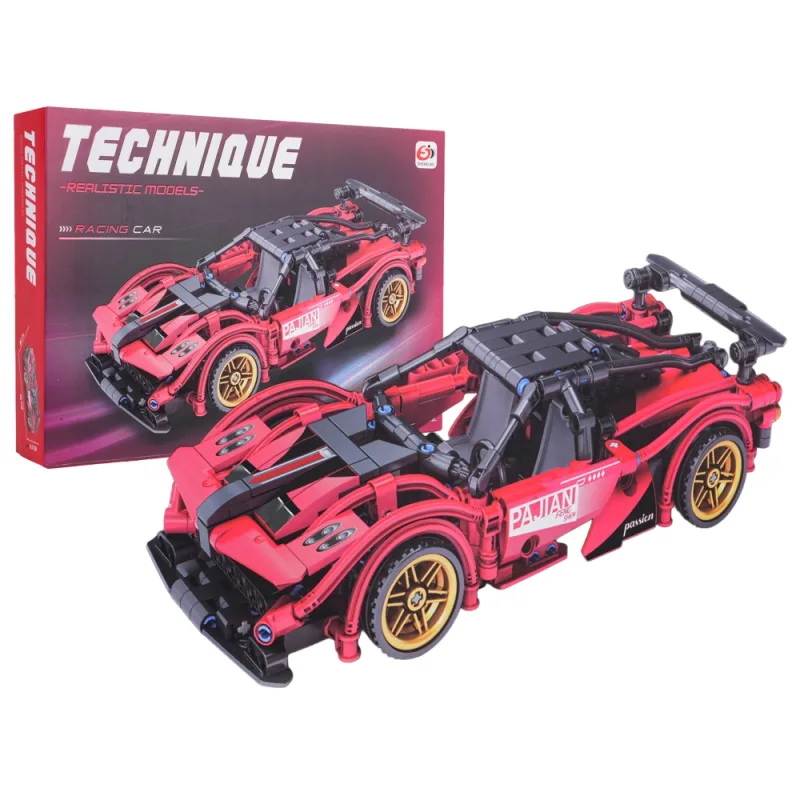 Konstruktorius Raudonas sportinis automobilis 482 el. · 3