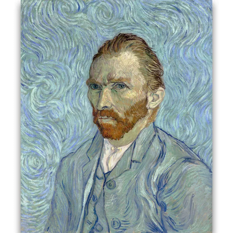 Reprodukcija „Autoportretas“, Vincent van Gogh (1889)