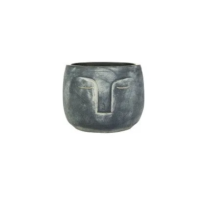 Vazonas galva d16x13cm