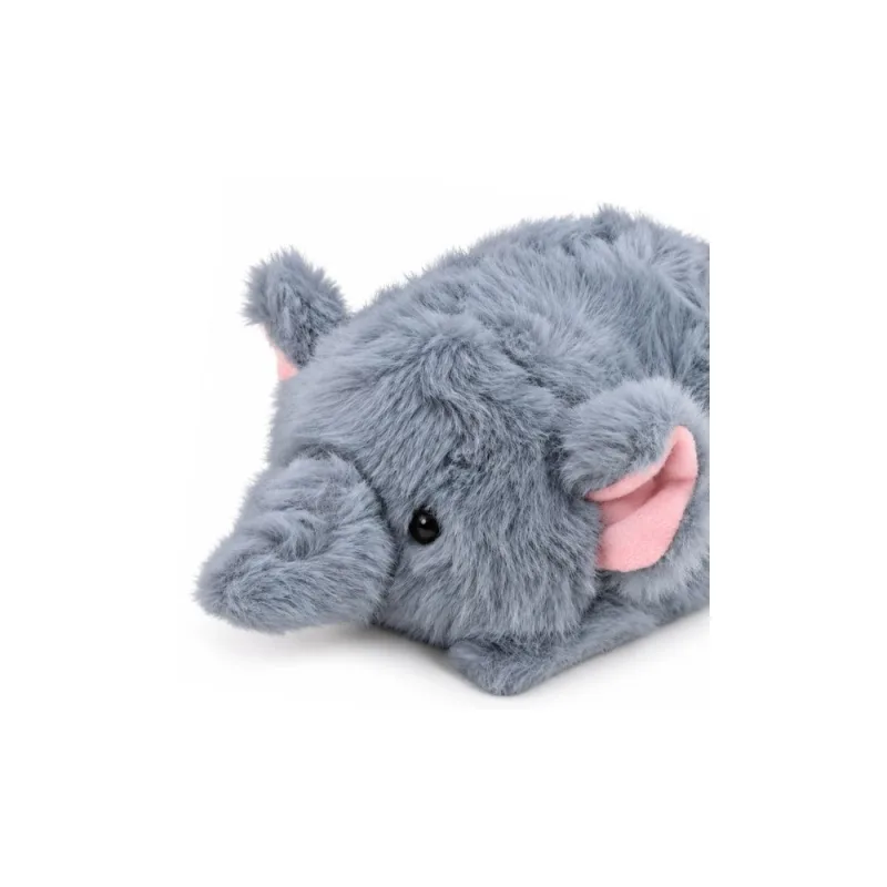 Mažas pliušinis drambliukas, pilkos spalvos, 16 cm · 3