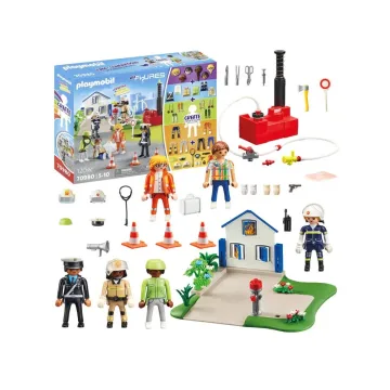 Playmobil My Figures gelbėjimo figūrėlės kaladėlėms 120 dalių ZA 5433