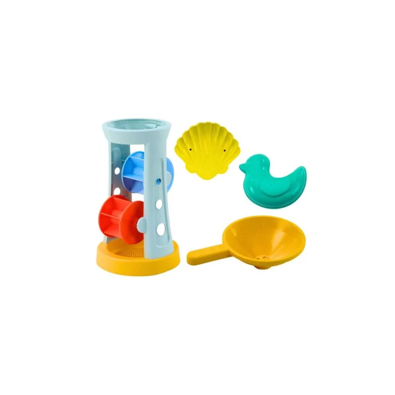 Smėlio žaislų rinkinys Smėlio malūnėlis Grinder Rake Shovel Moulds · 2