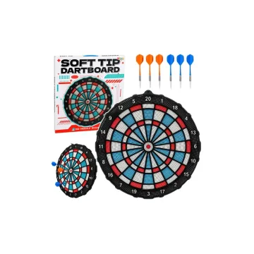 Dartų taikinys „Soft Tip“, dartai, vikrumo žaidimas, 42,5 cm rinkinys
