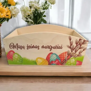 Velykinė dėžutė „Mūsų šeimos margučiai“