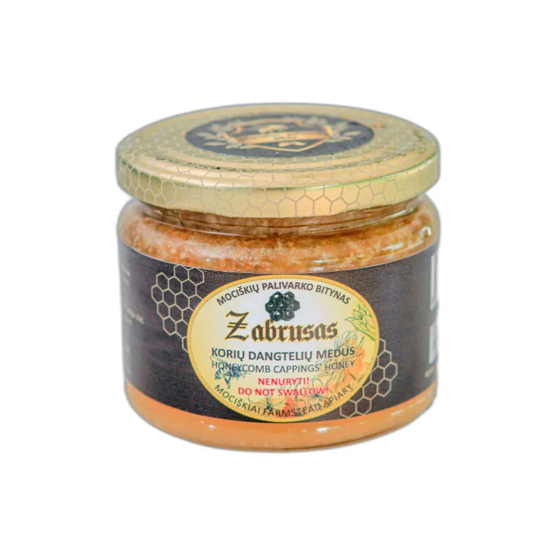 Zabrusas, korių dangtelių medus, 380g