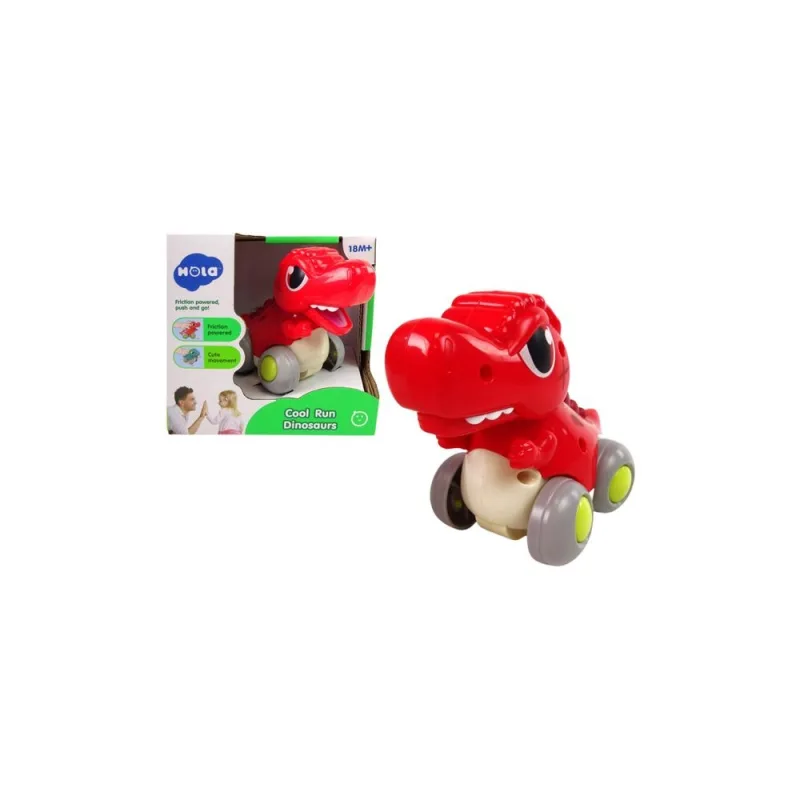 Dinozauras ant ratų T-Rex Raudona figūrėlė · 1