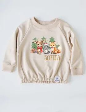 Personalizuotas vaikiškas kalėdinis džemperis