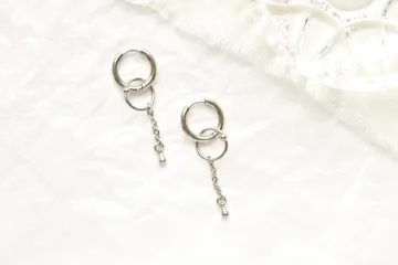 Kpop auskarai iš chirurginio plieno