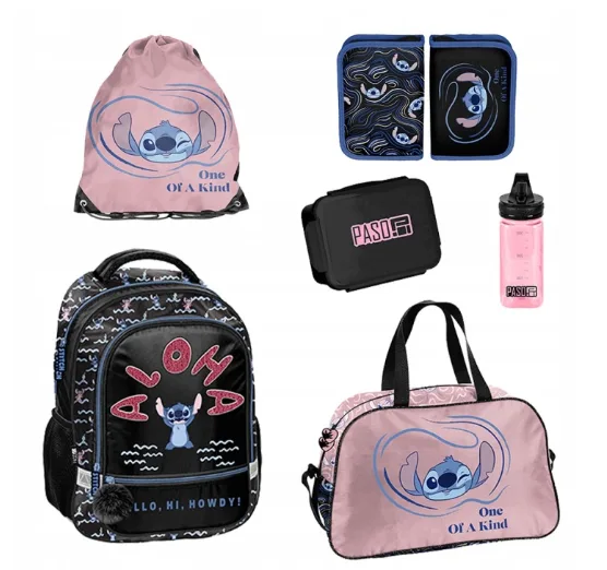 PASO Stič 5in1 mokyklinės kuprinės rinkinys · 1