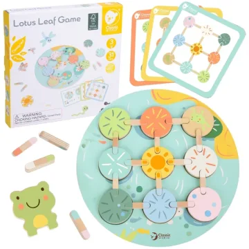 Mokomasis žaidimas CLASSIC WORLD Lotus Leaf Match Shapes and Colours