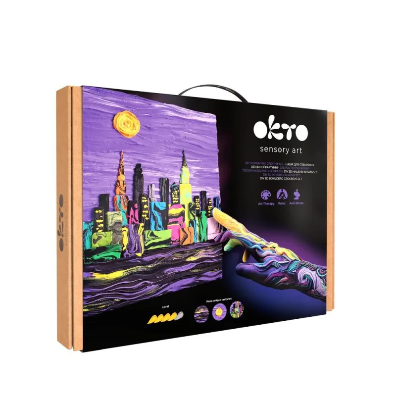 Kūrybinis rinkinys Modelino rinkinys - 3D tapyba New York Skyline (30*40 cm) · 1