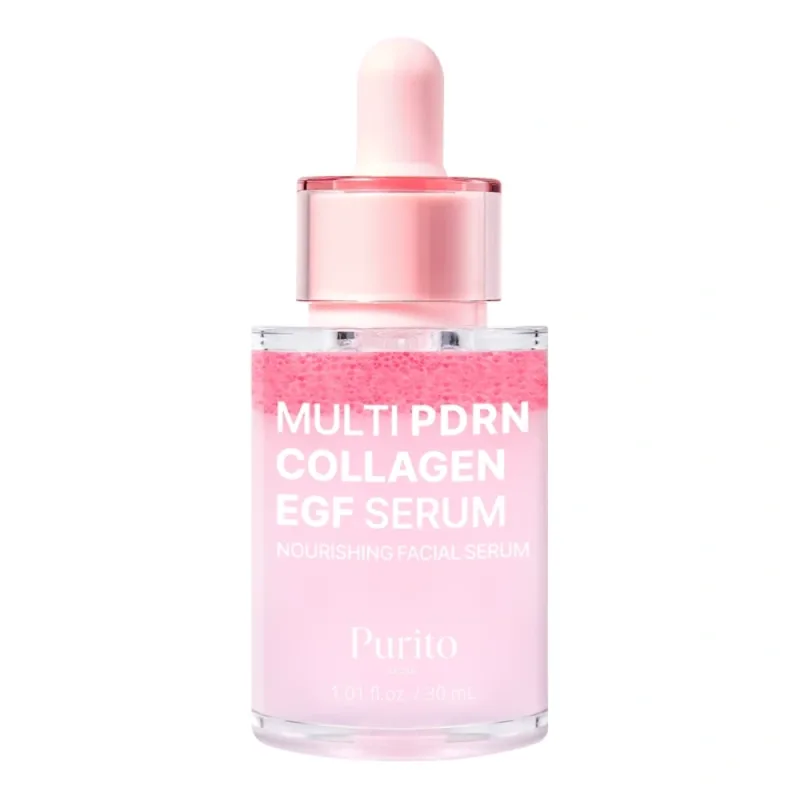 Purito Seoul Multi PDRN Collagen EGF serum, 30 ml. – stangrinantis veido serumas su PDRN, EGF ir kolagenu · 1
