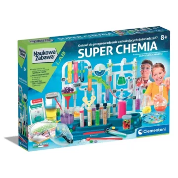 Mokslinis žaidimas „Super chemija: eksperimentai“ (lenkų kalba) Clementoni 50805