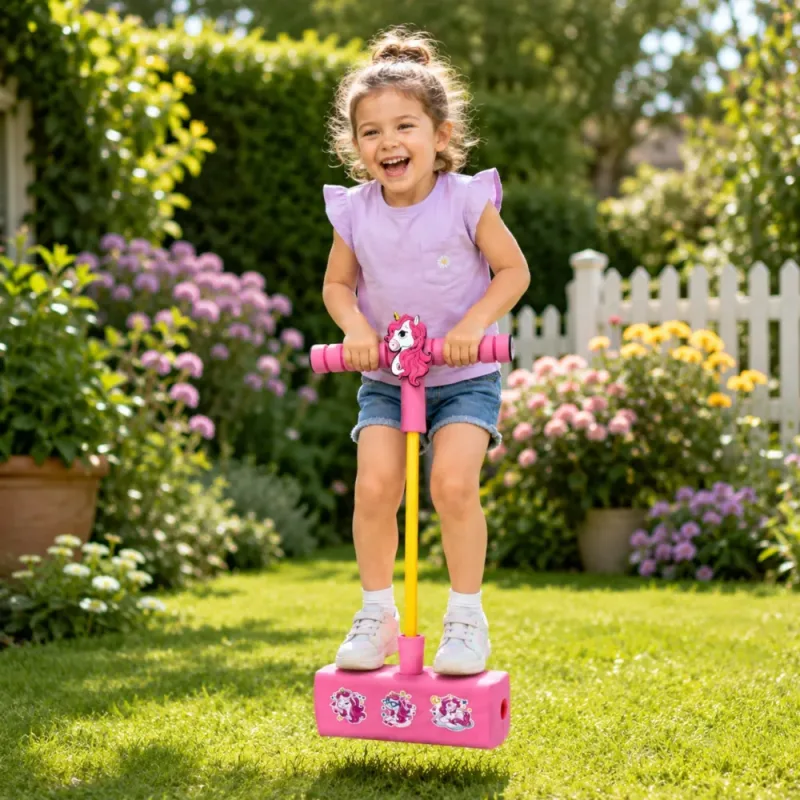 Sportinis žaislas WOOPIE Jumper, rožinis vienaragis · 2