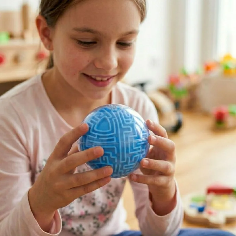 3D labirinto arkadinis žaidimas WOOPIE Amaze Ball, mėlynas · 3