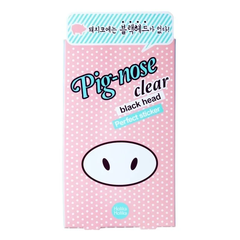 Holika Holika Pig Nose Clear Blackhead Perfect Sticker – valomasis nosies pleistras. 10 vnt. · 1