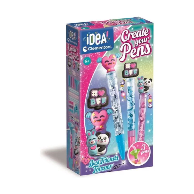 Kūrybinis rinkinys Clementoni Idea Mini Pen Factory Best Friends · 1