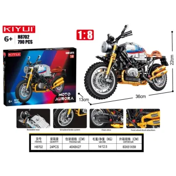 Konstruktorius Baltas motociklas, 790 el.