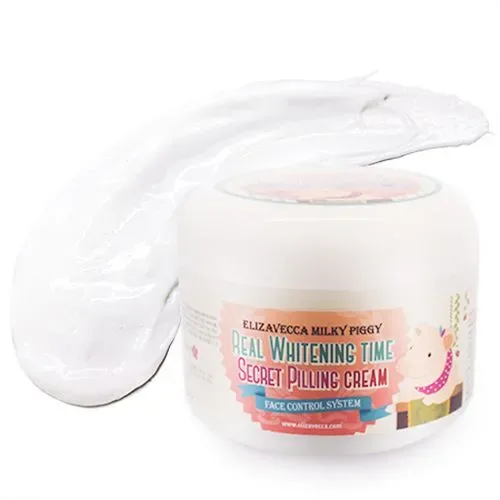 Elizavecca Milky Piggy Real Whitening Time Secret Pilling Cream – veido kremas · 1