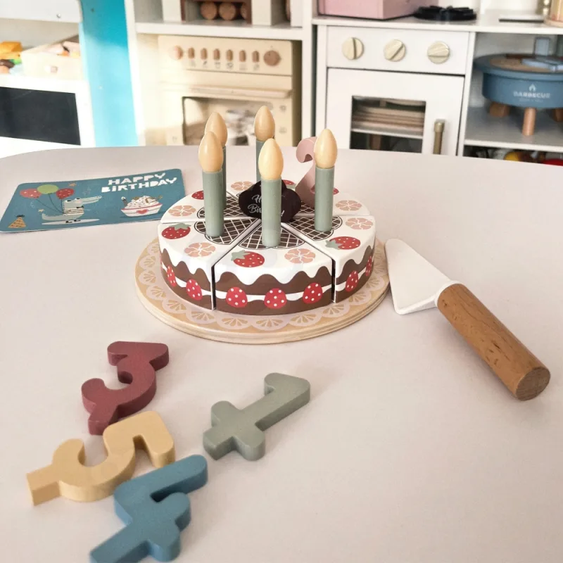 Medinis gimtadienio tortas su žvakutėmis TOOKY TOY · 2