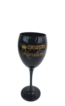 Stiklinė taurė „Gimtadienio Karalienė“ (300ml)