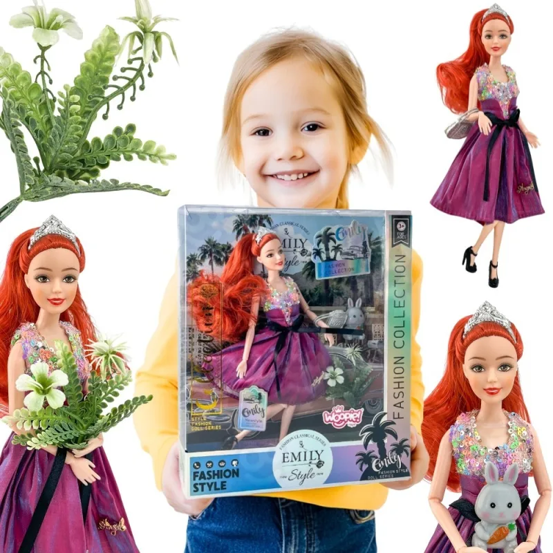 Lėlė Emi Style Fashion WOOPIE ROYAL 32 cm - stilinga princesė su rožine suknele ir aksesuarais · 1