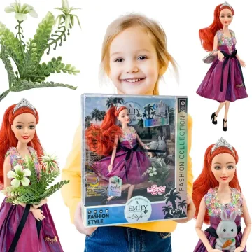 Lėlė Emi Style Fashion WOOPIE ROYAL 32 cm - stilinga princesė su rožine suknele ir aksesuarais