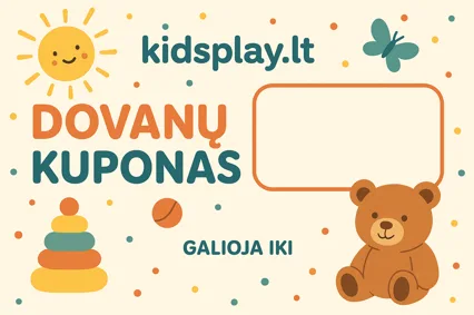 Kidsplay.lt dovanų kuponas 50Eur · 1