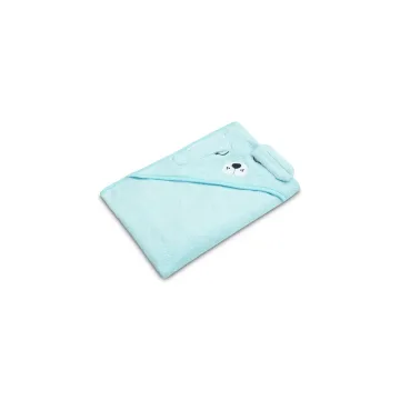Rankšluostis Sensillo BathFriends 100x100, Mėlynas šuo