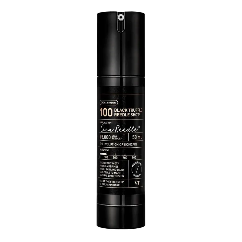 VT Cosmetics Black Truffle Reedle Shot 100 – veido serumas su juodaisiais trumais, 50 ml. · 1